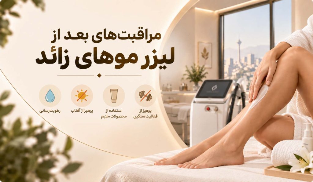 مراقبت های بعد از لیزر موهای زائد 5 مراقبت های بعد از لیزر موهای زائد